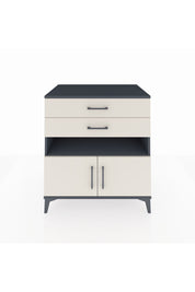 Kronos Şifonyer 2 Raflı 2 Çekmeceli 2 Kapaklı 88x59x96 Antrasit-Aytaşı