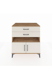 Kronos Şifonyer 2 Raflı 2 Çekmeceli 2 Kapaklı 88x59x96 Çam-Aytaşı