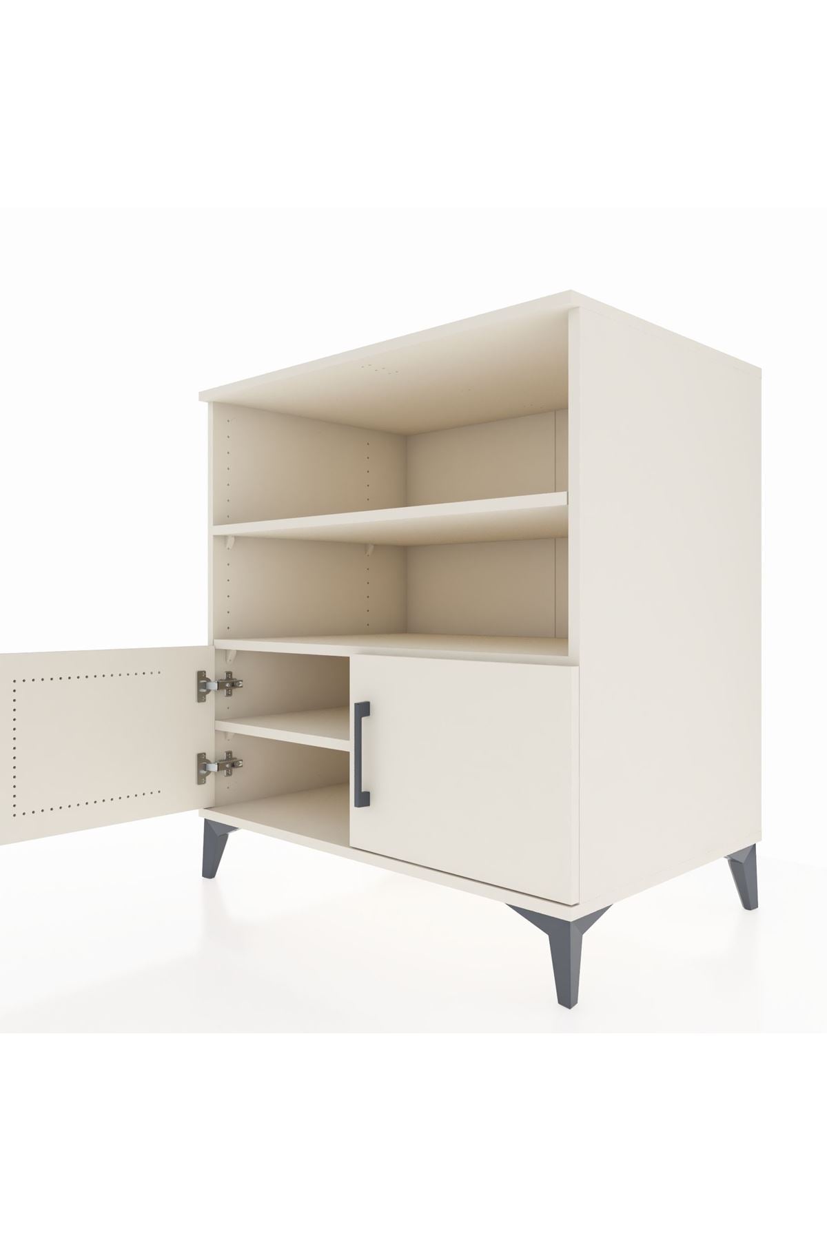 Kronos Şifonyer 3 Raflı 2 Kapaklı 88x59x96 Aytaşı-Aytaşı