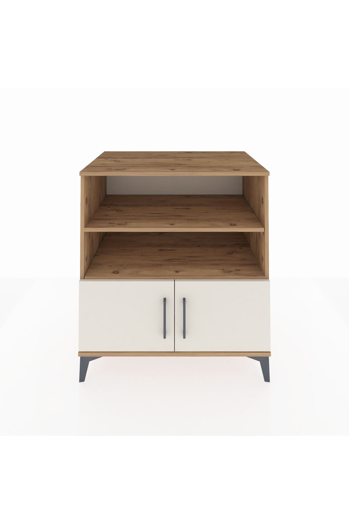 Kronos Şifonyer 3 Raflı 2 Kapaklı 88x59x96 Çam-Aytaşı