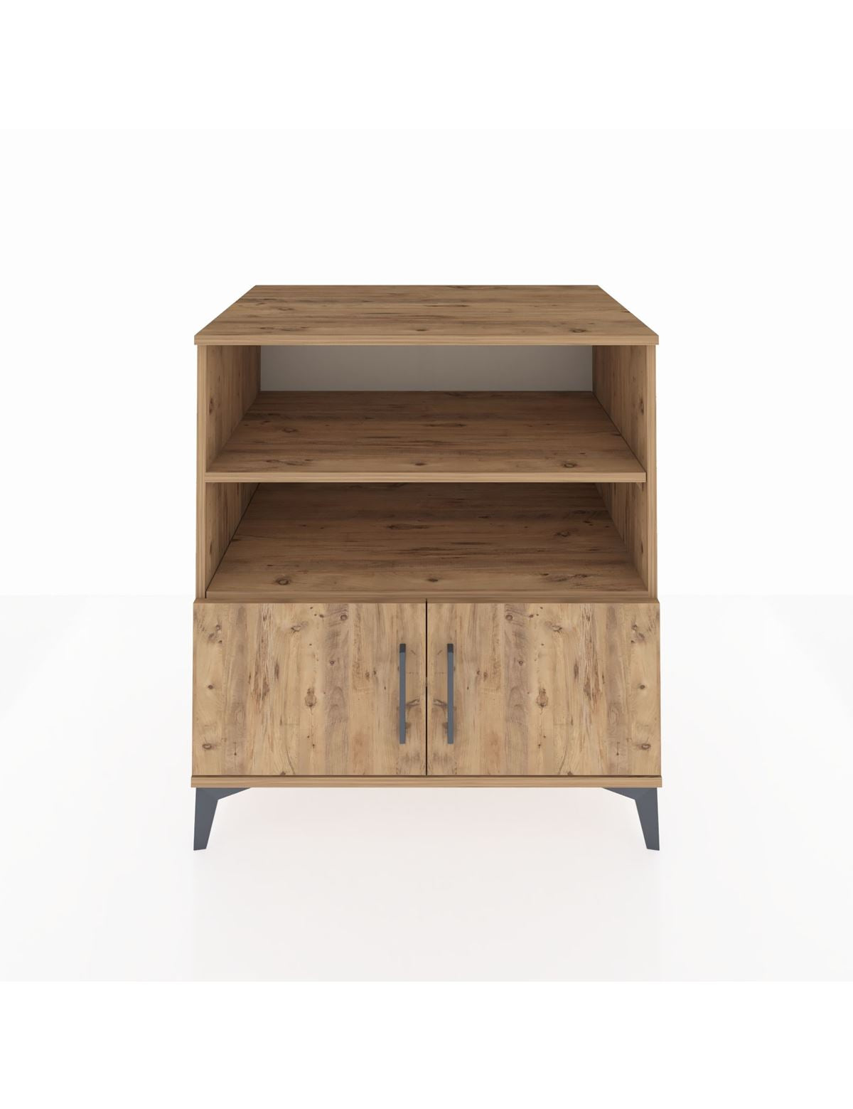 Kronos Şifonyer 3 Raflı 2 Kapaklı 88x59x96 Çam-Çam