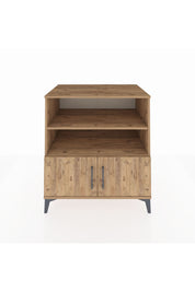 Kronos Şifonyer 3 Raflı 2 Kapaklı 88x59x96 Çam-Çam