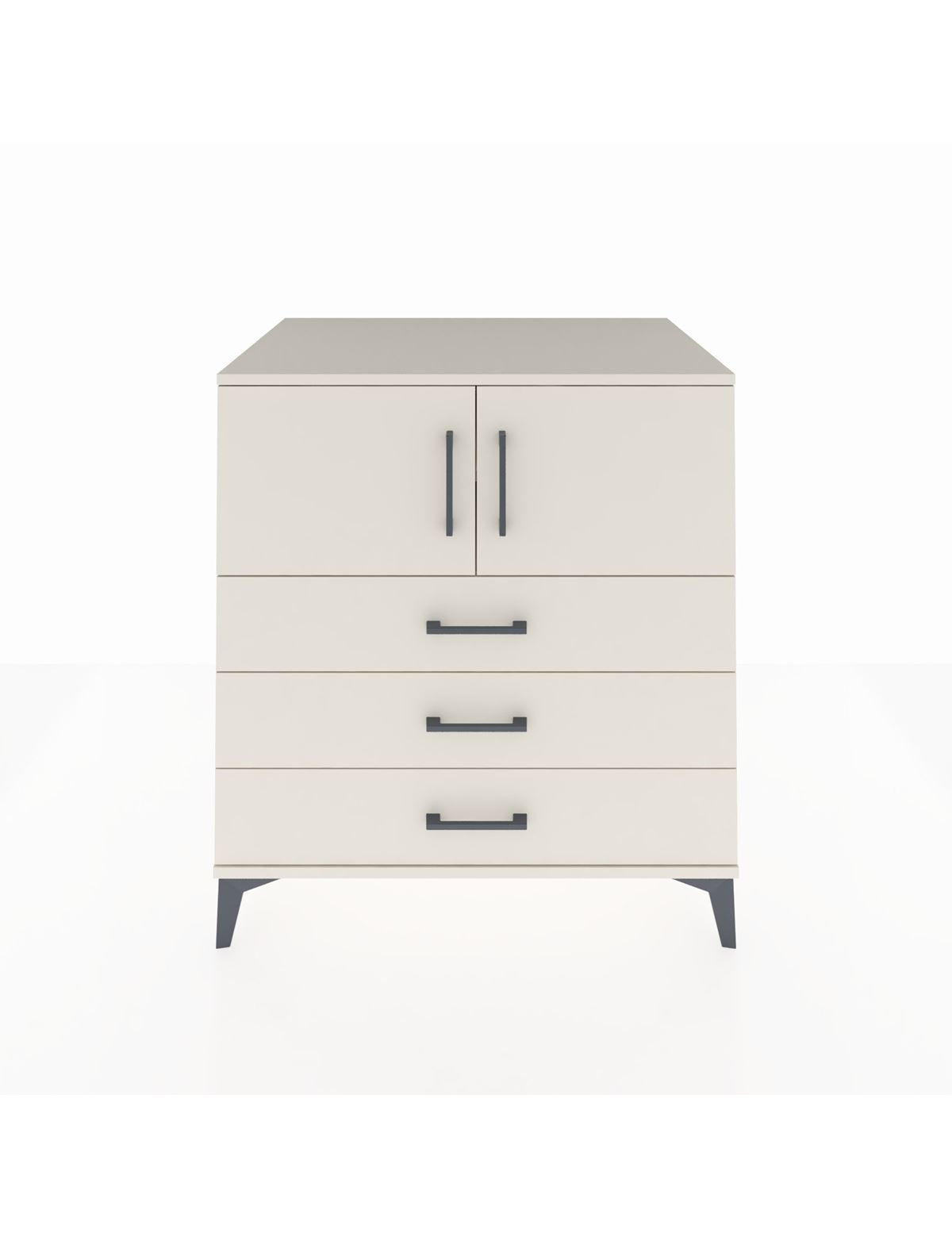 Kronos Şifonyer 2 Raflı 3 Çekmeceli 2 Kapaklı 88x59x96 Aytaşı-Aytaşı