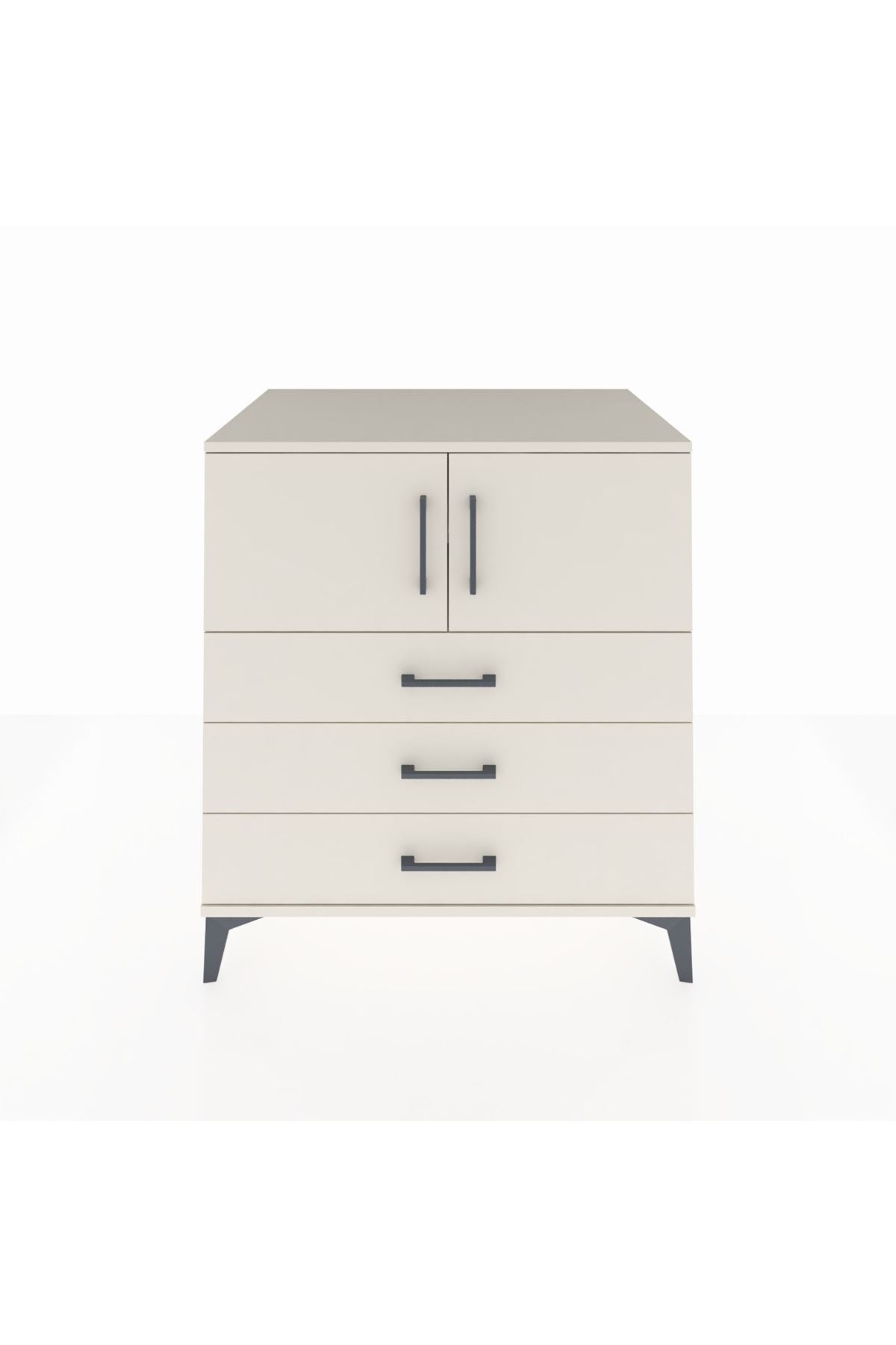 Kronos Şifonyer 2 Raflı 3 Çekmeceli 2 Kapaklı 88x59x96 Aytaşı-Aytaşı