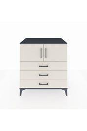 Kronos Şifonyer 2 Raflı 3 Çekmeceli 2 Kapaklı 88x59x96 Antrasit-Aytaşı