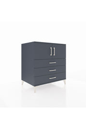 Kronos Şifonyer 2 Raflı 3 Çekmeceli 2 Kapaklı 88x59x96 Antrasit-Antrasit