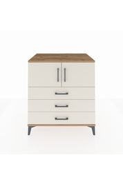 Kronos Şifonyer 2 Raflı 3 Çekmeceli 2 Kapaklı 88x59x96 Çam-Aytaşı