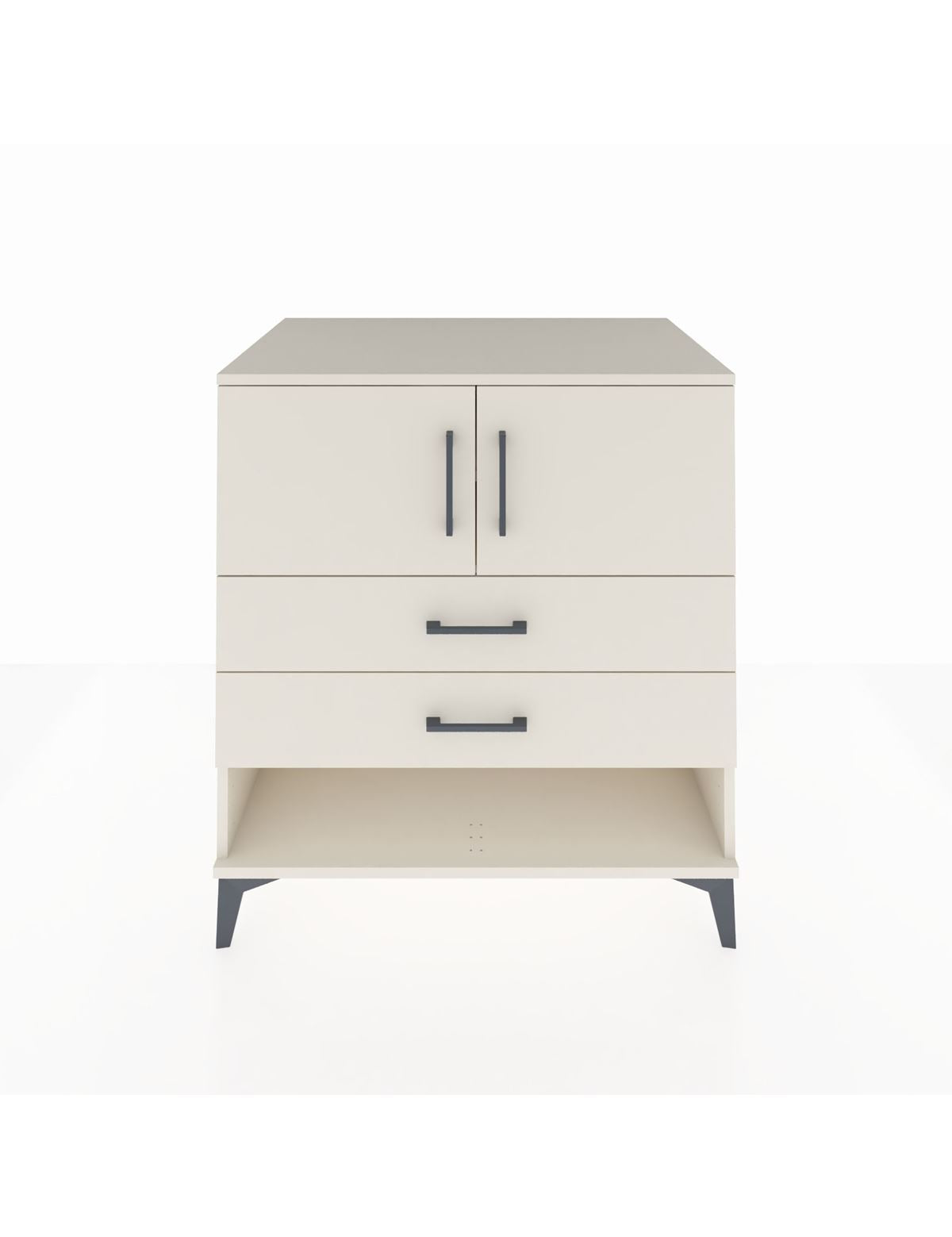 Kronos Şifonyer 2 Raflı 2 Çekmeceli 2 Kapaklı 88x59x96 Aytaşı-Aytaşı