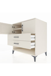 Kronos Şifonyer 2 Raflı 2 Çekmeceli 2 Kapaklı 88x59x96 Aytaşı-Aytaşı