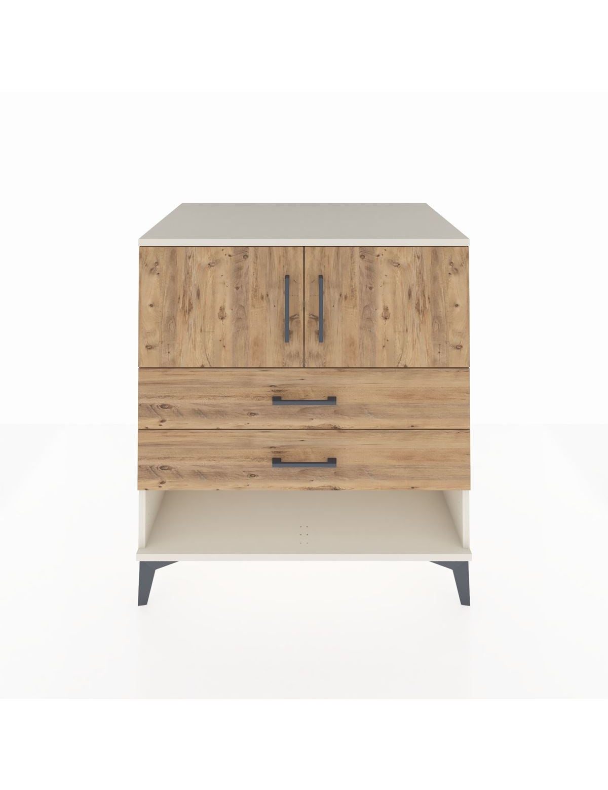 Kronos Şifonyer 2 Raflı 2 Çekmeceli 2 Kapaklı 88x59x96 Aytaşı-Çam