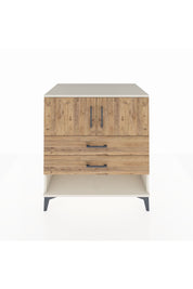 Kronos Şifonyer 2 Raflı 2 Çekmeceli 2 Kapaklı 88x59x96 Aytaşı-Çam