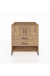 Kronos Şifonyer 2 Raflı 2 Çekmeceli 2 Kapaklı 88x59x96 Çam-Çam