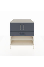 Kronos Şifonyer 3 Raflı Tek Çekmeceli 2 Kapaklı 88x59x96 Aytaşı-Antrasit