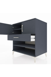 Kronos Şifonyer 3 Raflı Tek Çekmeceli 2 Kapaklı 88x59x96 - S70M031V5C