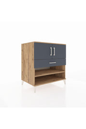 Kronos Şifonyer 3 Raflı Tek Çekmeceli 2 Kapaklı 88x59x96 - S70M031V8C