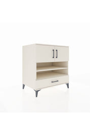 Kronos Şifonyer 4 Raflı Tek Çekmeceli 2 Kapaklı 88x59x96 Aytaşı-Aytaşı