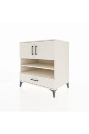 Kronos Şifonyer 4 Raflı Tek Çekmeceli 2 Kapaklı 88x59x96 Aytaşı-Aytaşı