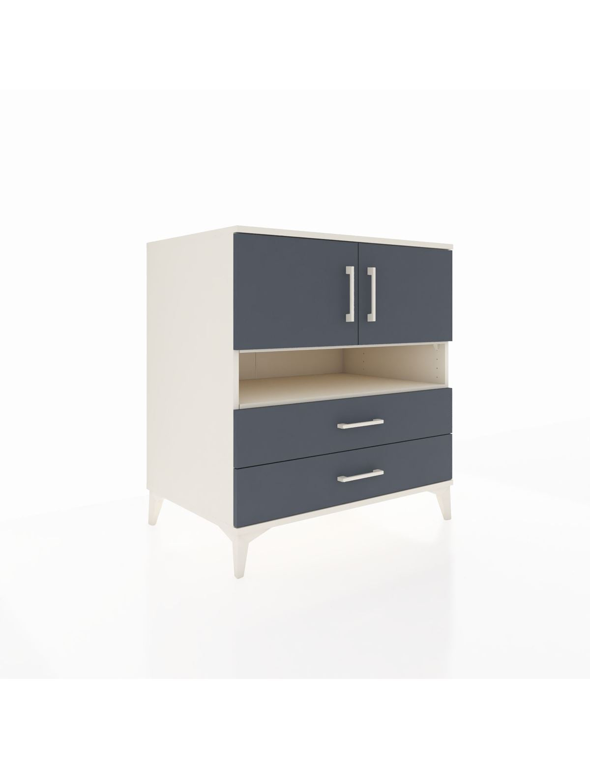 Kronos Şifonyer 3 Raflı 2 Çekmeceli 2 Kapaklı 88x59x96 Aytaşı-Antrasit