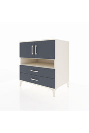 Kronos Şifonyer 3 Raflı 2 Çekmeceli 2 Kapaklı 88x59x96 Aytaşı-Antrasit