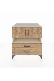 Kronos Şifonyer 3 Raflı 2 Çekmeceli 2 Kapaklı 88x59x96 Aytaşı-Çam