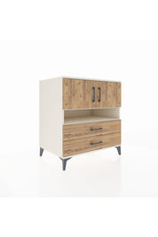 Kronos Şifonyer 3 Raflı 2 Çekmeceli 2 Kapaklı 88x59x96 Aytaşı-Çam