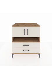 Kronos Şifonyer 3 Raflı 2 Çekmeceli 2 Kapaklı 88x59x96 Çam-Aytaşı