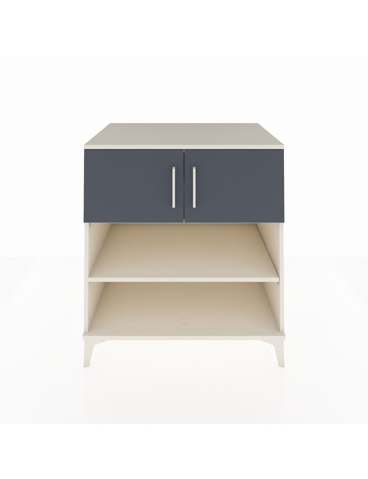 Kronos Şifonyer 3 Raflı 2 Kapaklı 88x59x96 Aytaşı-Antrasit