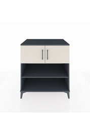 Kronos Şifonyer 3 Raflı 2 Kapaklı 88x59x96 Antrasit-Aytaşı