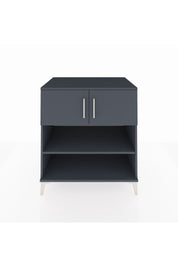 Kronos Şifonyer 3 Raflı 2 Kapaklı 88x59x96 Antrasit-Antrasit