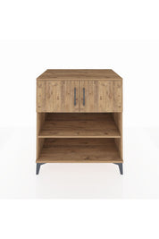 Kronos Şifonyer 3 Raflı 2 Kapaklı 88x59x96 Çam-Çam