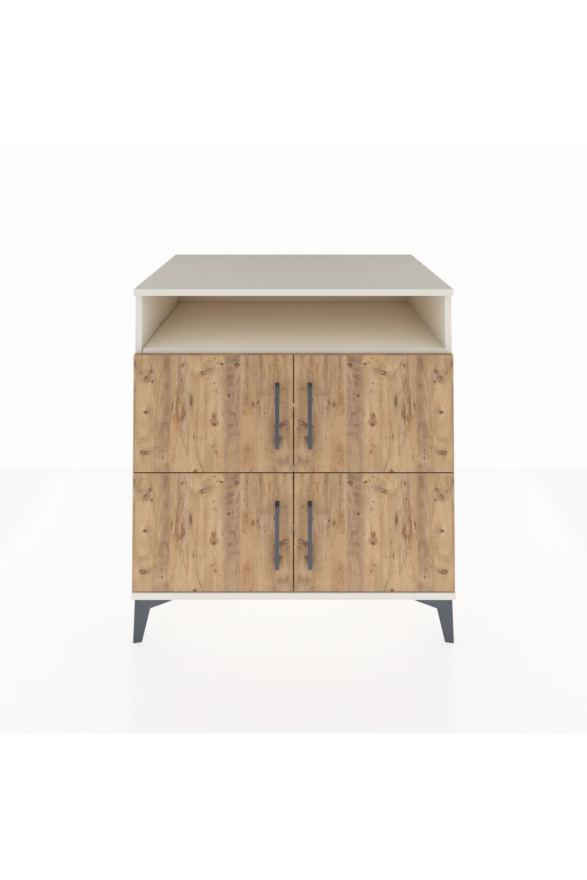 Kronos Şifonyer 4 Raflı 4 Kapaklı 88x59x96 Aytaşı-Çam