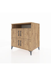 Kronos Şifonyer 4 Raflı 4 Kapaklı 88x59x96 Çam-Çam