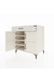 Kronos Şifonyer 3 Raflı Tek Çekmeceli 4 Kapaklı 88x59x96 Aytaşı-Aytaşı