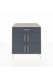 Kronos Şifonyer 3 Raflı Tek Çekmeceli 4 Kapaklı 88x59x96 Aytaşı-Antrasit