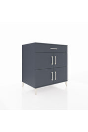 Kronos Şifonyer 3 Raflı Tek Çekmeceli 4 Kapaklı 88x59x96 Antrasit-Antrasit