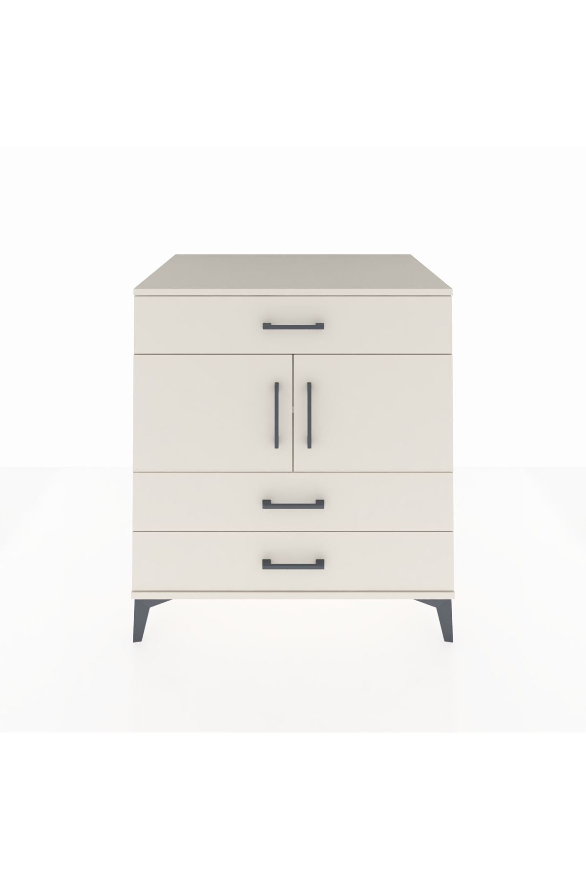 Kronos Şifonyer 2 Raflı 3 Çekmeceli 2 Kapaklı 88x59x96 Aytaşı-Aytaşı