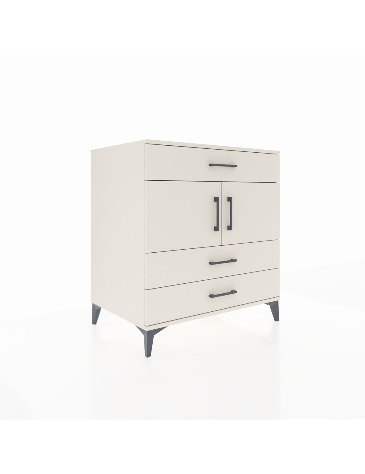 Kronos Şifonyer 2 Raflı 3 Çekmeceli 2 Kapaklı 88x59x96 Aytaşı-Aytaşı