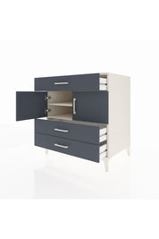 Kronos Şifonyer 2 Raflı 3 Çekmeceli 2 Kapaklı 88x59x96 Aytaşı-Antrasit