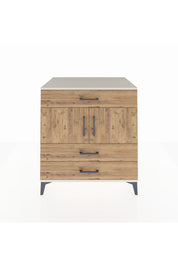 Kronos Şifonyer 2 Raflı 3 Çekmeceli 2 Kapaklı 88x59x96 Aytaşı-Çam