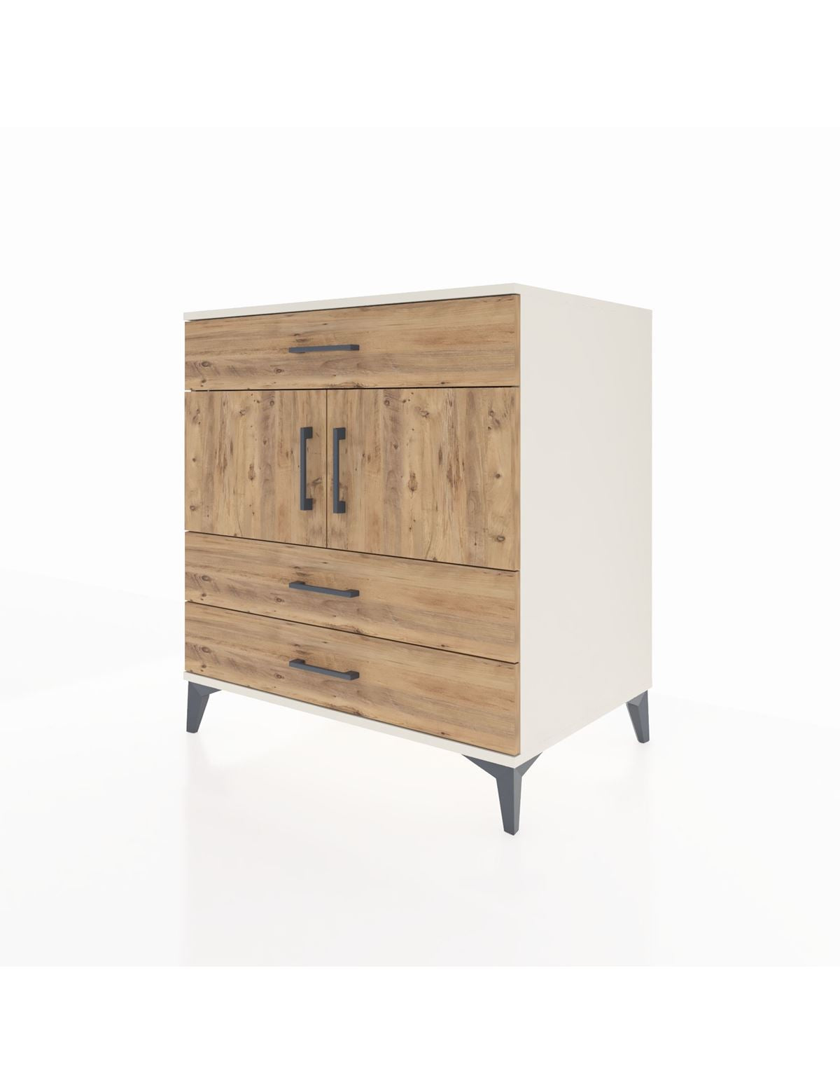 Kronos Şifonyer 2 Raflı 3 Çekmeceli 2 Kapaklı 88x59x96 - S70M037V3C