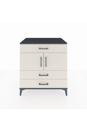 Kronos Şifonyer 2 Raflı 3 Çekmeceli 2 Kapaklı 88x59x96 Antrasit-Aytaşı