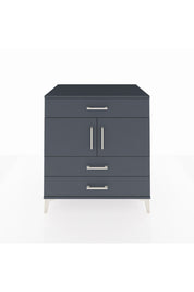 Kronos Şifonyer 2 Raflı 3 Çekmeceli 2 Kapaklı 88x59x96 Antrasit-Antrasit