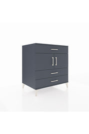 Kronos Şifonyer 2 Raflı 3 Çekmeceli 2 Kapaklı 88x59x96 Antrasit-Antrasit