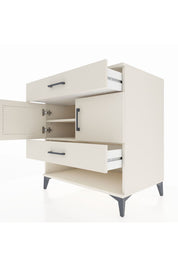 Kronos Şifonyer 2 Raflı 2 Çekmeceli 2 Kapaklı 88x59x96 Aytaşı-Aytaşı