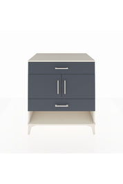 Kronos Şifonyer 2 Raflı 2 Çekmeceli 2 Kapaklı 88x59x96 Aytaşı-Antrasit