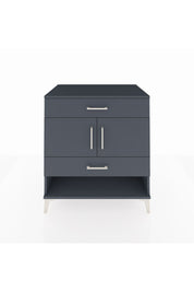 Kronos Şifonyer 2 Raflı 2 Çekmeceli 2 Kapaklı 88x59x96 Antrasit-Antrasit