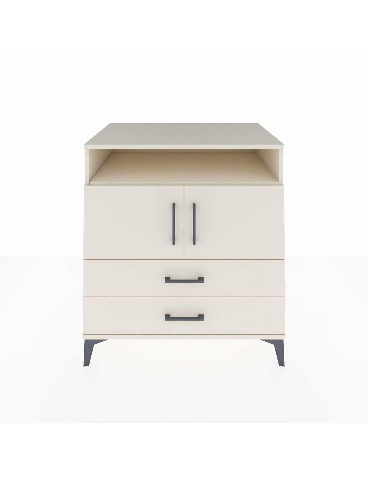 Kronos Şifonyer 3 Raflı 2 Çekmeceli 2 Kapaklı 88x59x96 Aytaşı-Aytaşı