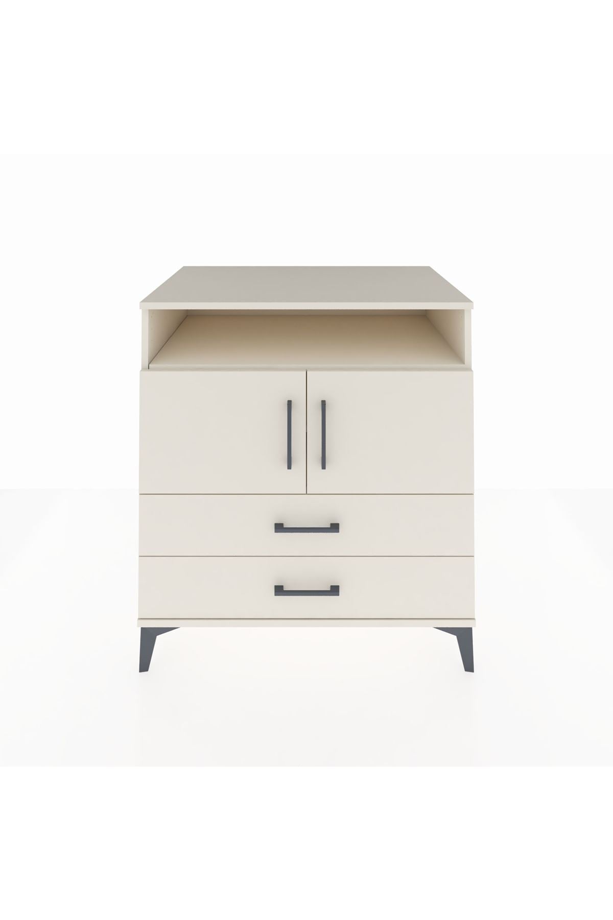 Kronos Şifonyer 3 Raflı 2 Çekmeceli 2 Kapaklı 88x59x96 Aytaşı-Aytaşı