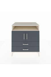 Kronos Şifonyer 3 Raflı 2 Çekmeceli 2 Kapaklı 88x59x96 Aytaşı-Antrasit