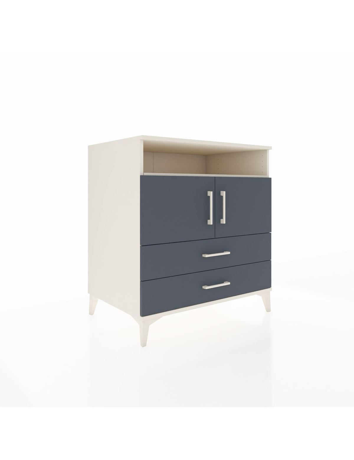 Kronos Şifonyer 3 Raflı 2 Çekmeceli 2 Kapaklı 88x59x96 Aytaşı-Antrasit